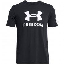 Under Armour Mens Freedom Logo T-Shirt - Black / White - XL