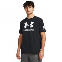 Under Armour Mens Freedom Logo T-Shirt - Black / White - XL