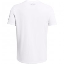Under Armour Mens Freedom Logo T-Shirt - White / Steel - M