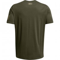 Under Armour Mens Freedom Logo T-Shirt - Marine OD Green - 3XL