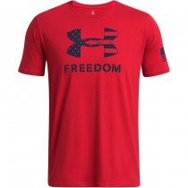 Under Armour Mens Freedom Logo T-Shirt - Red - M