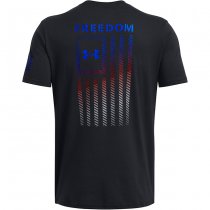 Under Armour Mens Freedom Flag Gradient T-Shirt - Black / Team Royal - S