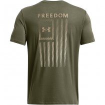 Under Armour Mens Freedom Flag Gradient T-Shirt - Marine OD Green - L