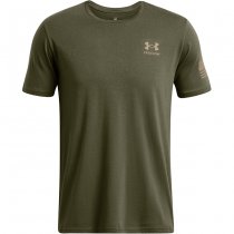 Under Armour Mens Freedom Flag Gradient T-Shirt - Marine OD Green - S