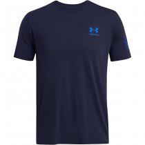 Under Armour Mens Freedom Flag Gradient T-Shirt - Midnight Navy - XL