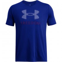 Under Armour Mens Freedom Amp T-Shirt - Royal - M