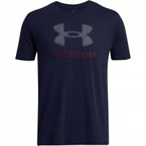 Under Armour Mens Freedom Amp T-Shirt - Midnight Navy - M