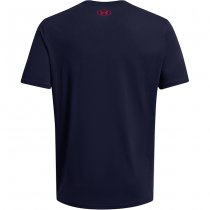Under Armour Mens Freedom Amp T-Shirt - Midnight Navy - M