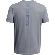 Under Armour Mens Freedom Amp Chest T-Shirt - Royal - M