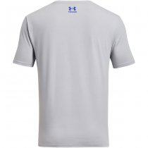 Under Armour Mens Freedom Hook T-Shirt - Mod Grey Heather / Royal - S