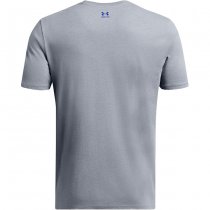 Under Armour Mens Freedom Hook T-Shirt - Heather Grey / Red - L