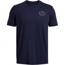 Under Armour Mens Freedom Marlin T-Shirt - Navy Blue - M