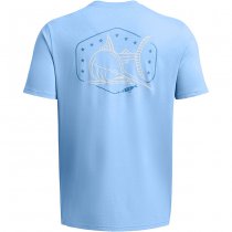 Under Armour Mens Freedom Marlin T-Shirt - Carolina Blue - M