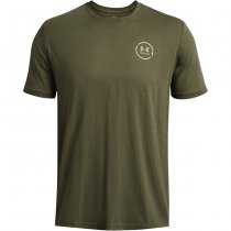 Under Armour Mens Freedom Bass Short Sleeve T-Shirt - Marine OD Green - S