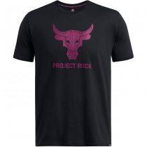 Under Armour Project Rock Payoff T-Shirt - Black / Purple Gemini - S