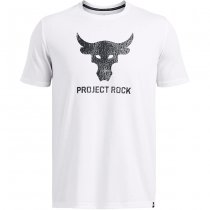 Under Armour Project Rock Payoff T-Shirt - White / Black - 3XL