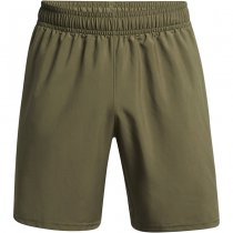 Under Armour Tech Woven Wordmark Shorts - Marine OD Green - L