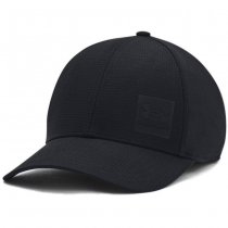 Under Armour Mens ArmourVent Stretch Fit Cap - Black - S/M