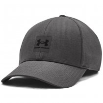 Under Armour Mens ArmourVent Stretch Fit Cap - Grey / Black - L/XL