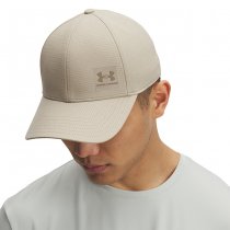 Under Armour Mens ArmourVent Stretch Fit Cap - Khaki - S/M