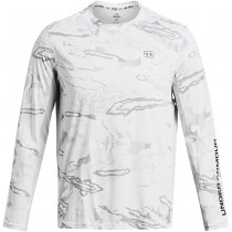 Under Armour Mens Fish Pro Camo T-Shirt - Halo Grey - L