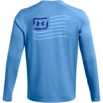 Under Armour Mens Fish Pro Freedom Back Shirt - Carolina Blue - 3XL