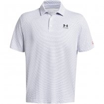 Under Armour Playoff 3.0 Freedom Print Polo - White / Red - S