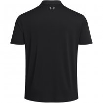 Under Armour Mens Tee To Green Freedom Polo - Black / Grey - 3XL