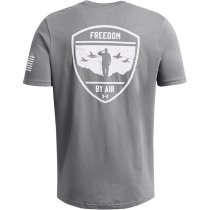Under Armour Mens Freedom By Air T-Shirt - Heather Grey - S