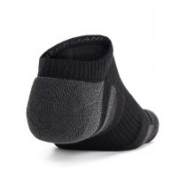 Under Armour Performance Tech 6-Pack No Show Socks - Black / Jet Grey - M