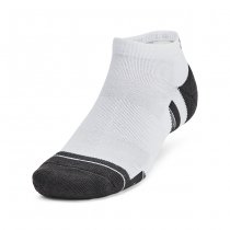 Under Armour Performance Tech 6-Pack Low Cut Socks - White / White - M