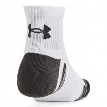 Under Armour Performance Tech 6-Pack Quarter Socks - White / Jet Grey - M