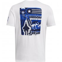 Under Armour Mens Freedom By Air T-Shirt - White - XL