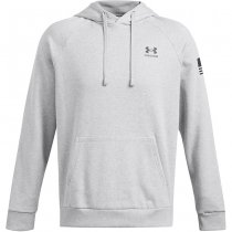 Under Armour Mens Freedom Flag Hoodie - Mod Grey Light Heather / Black - 2XL