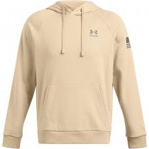 Under Armour Mens Freedom Flag Hoodie - Desert Sand / Olive - 2XL