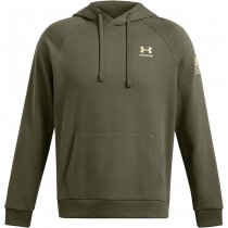 Under Armour Mens Freedom Flag Hoodie - Marine OD Green / Desert Sand - 3XL