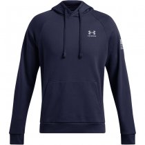 Under Armour Mens Freedom Flag Hoodie - Navy Blue / Steel - XL