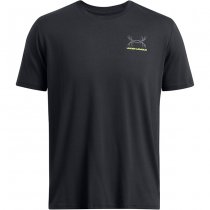 Under Armour Mens Schematic White Tail Short Sleeve - Black / Grey - L