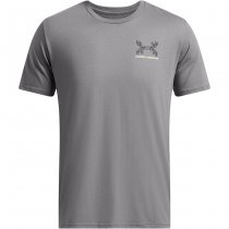 Under Armour Mens Schematic Elk Short Sleeve - Titan Grey / Anthracite - XL
