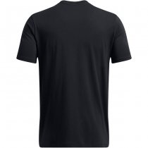 Under Armour Mens Sliced Wordmark Short Sleeve - Black / Blue - L