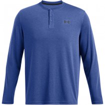 Under Armour Mens Expanse Henley - Tech Blue / Black - XL