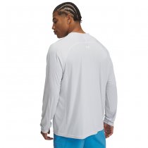 Under Armour Mens Fish Elite Long Sleeve - White / Halo Grey - 3XL