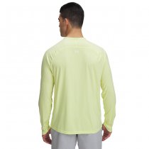 Under Armour Mens Fish Elite Long Sleeve - Sonic Yellow / White - XL
