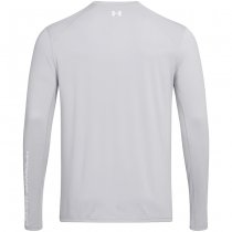 Under Armour Mens Fish Pro Chill Tackle Box Long Sleeve - Mod Grey / White - 2XL