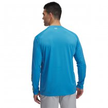 Under Armour Mens Fish Pro Chill Tackle Box Long Sleeve - Ether Blue / Sonic Yellow - L