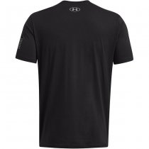 Under Armour Mens Freedom Military T-Shirt - Black / Titan Grey - S