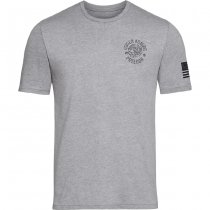 Under Armour Freedom Skull T-Shirt - Steel Light Heather / Black - XL