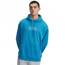 Under Armour Mens Fish Pro Terry Hoodie - Ether Blue / Halo Grey - 3XL