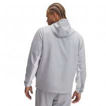 Under Armour Rival Woven Windbreaker - Mod Grey / Mod Grey / White - 3XL