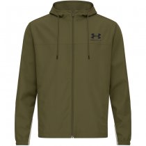 Under Armour Rival Woven Windbreaker - Marine OD Green / Black - L
